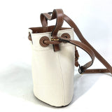 Burberry Tote Bag 8070576 Canvas / leather Ivorytype 2WAY Shoulder Bag TB Bucket Women