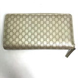 Gucci Long Wallet Purse 388680 Sima leather gold Guccisima Zip Around mens
