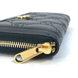 Gucci Long Wallet Purse 723784 leather black Long wallet GG Matelasse Zip Around Wallet mens