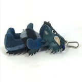 Burberry key ring Cotton, Leather Navy thomas bear teddy bear bear Women