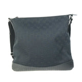 Gucci Shoulder Bag 145857 GG canvas black GG Women