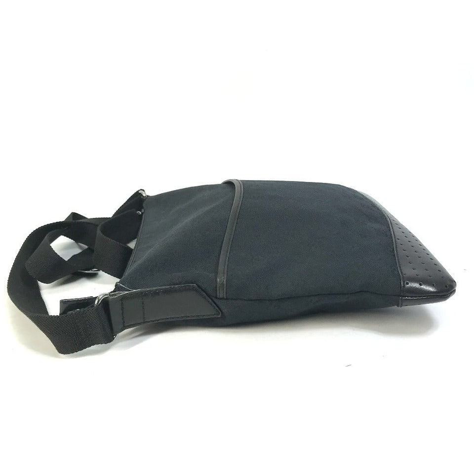 Gucci Shoulder Bag 145857 GG canvas black GG Women