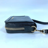 Burberry Shoulder Bag leather black logo Fastener design Women