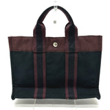 Hermes Handbag canvas black Fool ToePM unisex(Unisex)