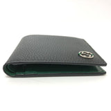 Gucci Folded wallet 610466 leather black Interlocking G mens