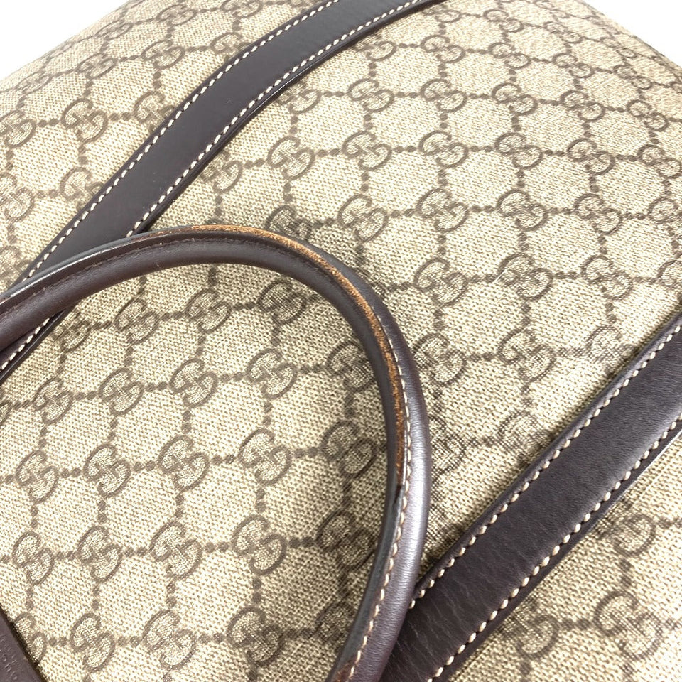 Gucci Shoulder Bag 228668 PVC / Leather beige GG plus vertical mens