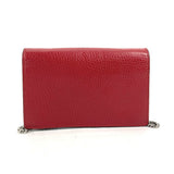 Gucci Shoulder Bag 476432 leather Red 2WAY Bag Pouch Clutch Bag Dionysus Rhinestone Women