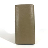 Gucci Long Wallet Purse 428740 leather khaki Long wallet Double G GG Marmont mens