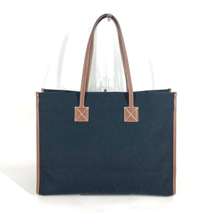 Burberry Shoulder Bag 8055747 Leather / canvas black logo FREYA TOTE Women