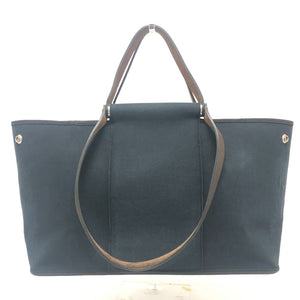 Hermes Tote Bag Leather / canvas black Kavac Elan PM