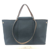 Hermes Tote Bag Leather / canvas black Kavac Elan PM