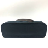 Hermes Tote Bag Leather / canvas black Kavac Elan PM
