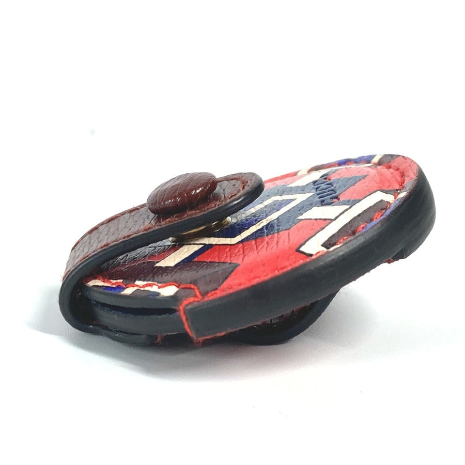 Gucci charm leather Red AirTag holder AirTag