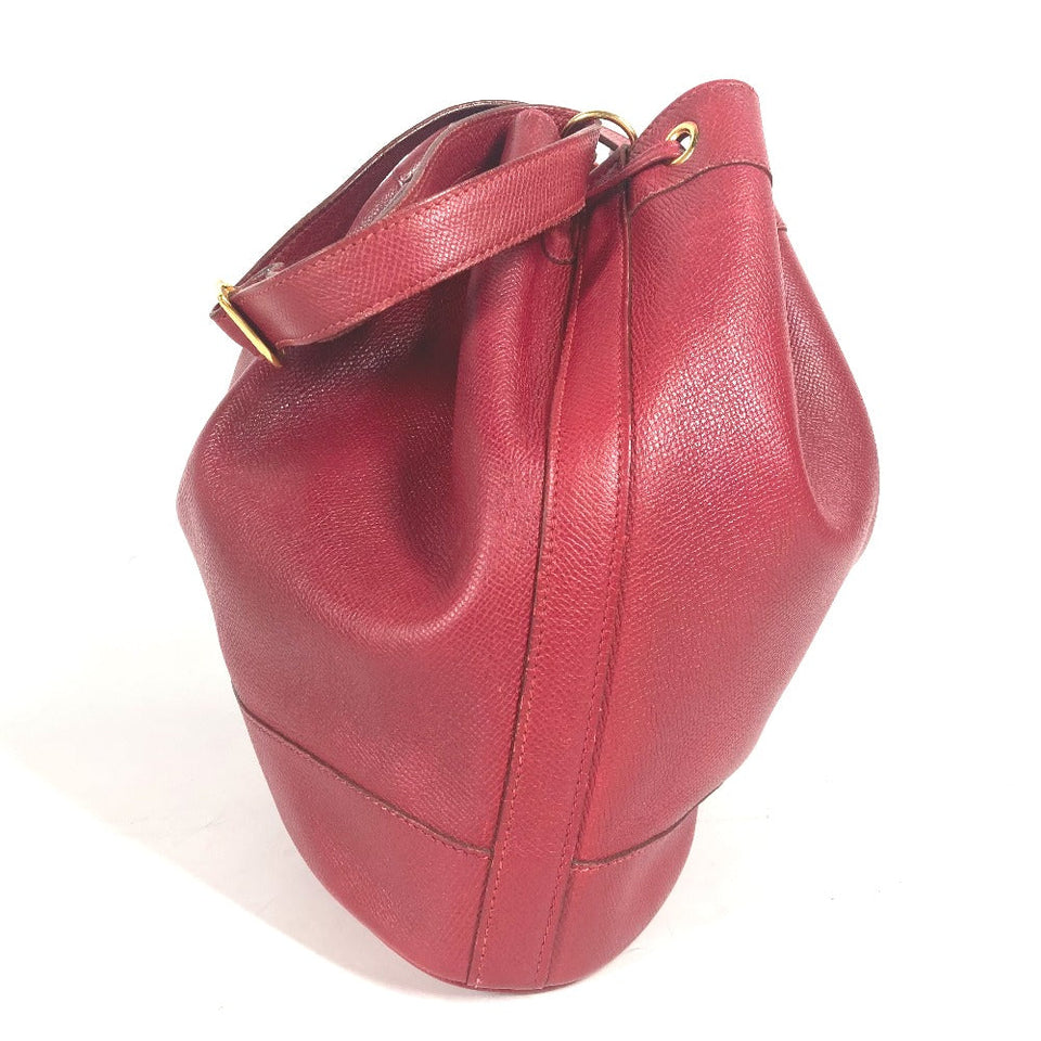 Hermes Shoulder Bag Courchevel Red Crossbody Market GM Women