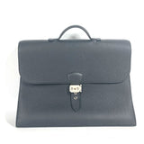 Hermes Business bag Togo black Briefcase Sac Adepeche 38 mens