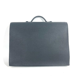 Hermes Business bag Togo black Briefcase Sac Adepeche 38 mens