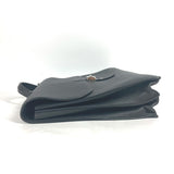 Hermes Business bag Togo black Briefcase Sac Adepeche 38 mens