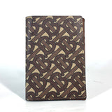 Burberry passport case PVC / Leather Brown TB logo Women