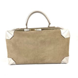 Hermes Boston Duffel bag Chevre, Grizzly beige Handbag Maxibox 36 Women