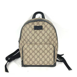Gucci Backpack 429020 GG Supreme canvas, leather beige GG Supreme Backpack unisex(Unisex)