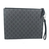 Gucci Clutch bag 547084 GG Supreme canvas, leather black GG Supreme BESTIARY unisex(Unisex)