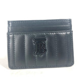 Burberry Card Case 8064827 leather black TB logo mens(Unisex)