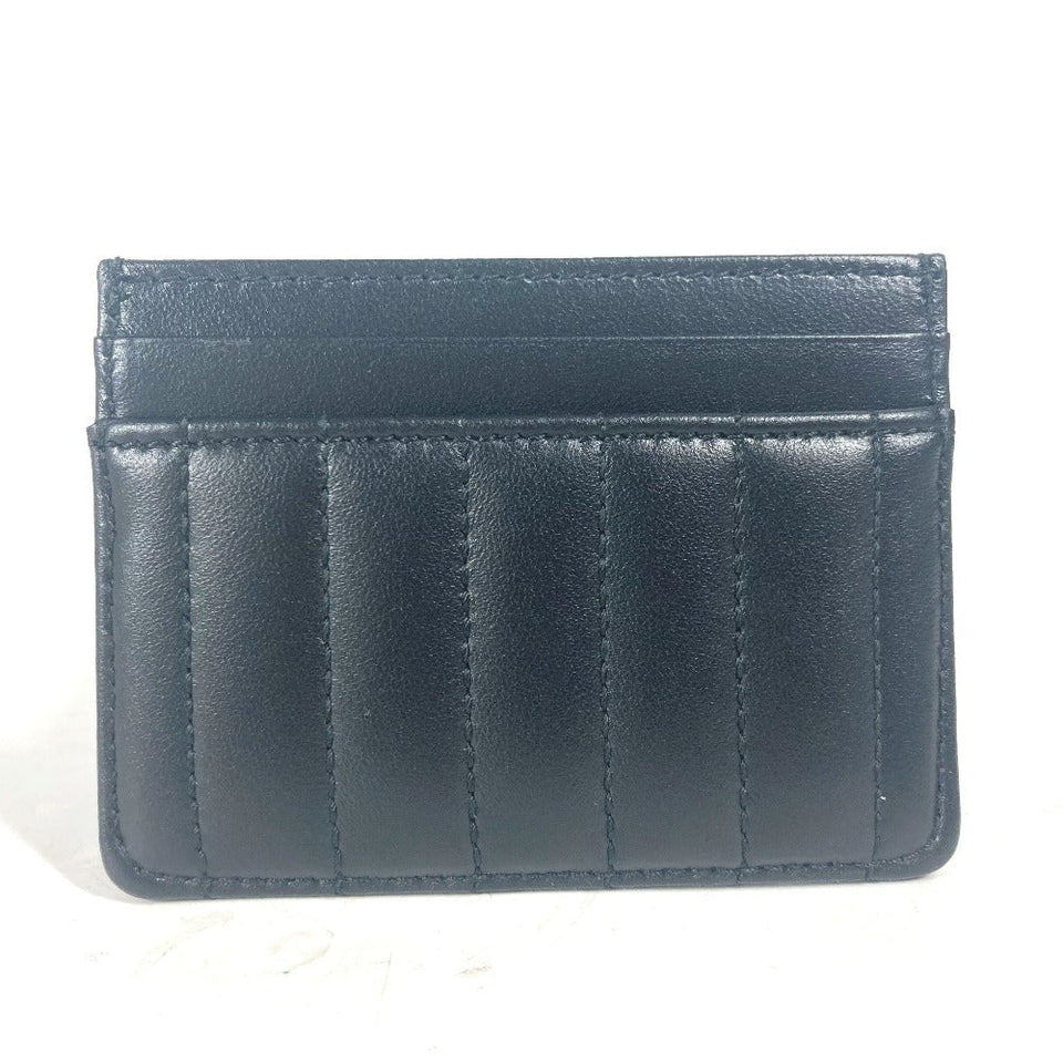 Burberry Card Case 8064827 leather black TB logo mens(Unisex)