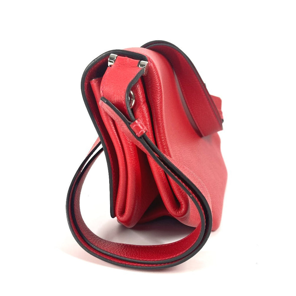 Hermes Shoulder Bag , Taurillon ClemenceNovillo Red Opli 28 Opli 28 Women