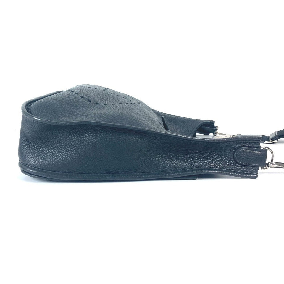 Hermes Shoulder Bag Taurillon Clemence black Evelyn 3 GM mens
