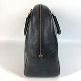 Gucci Boston Duffel bag 450999 leather black Business bag Snake logo snake