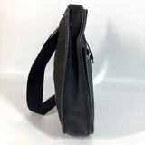 Hermes Shoulder Bag Leather / canvas black Punching logo Evelyn2 PM Evelyn