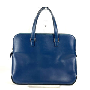 Hermes Business bag Box scarf blue Escapada