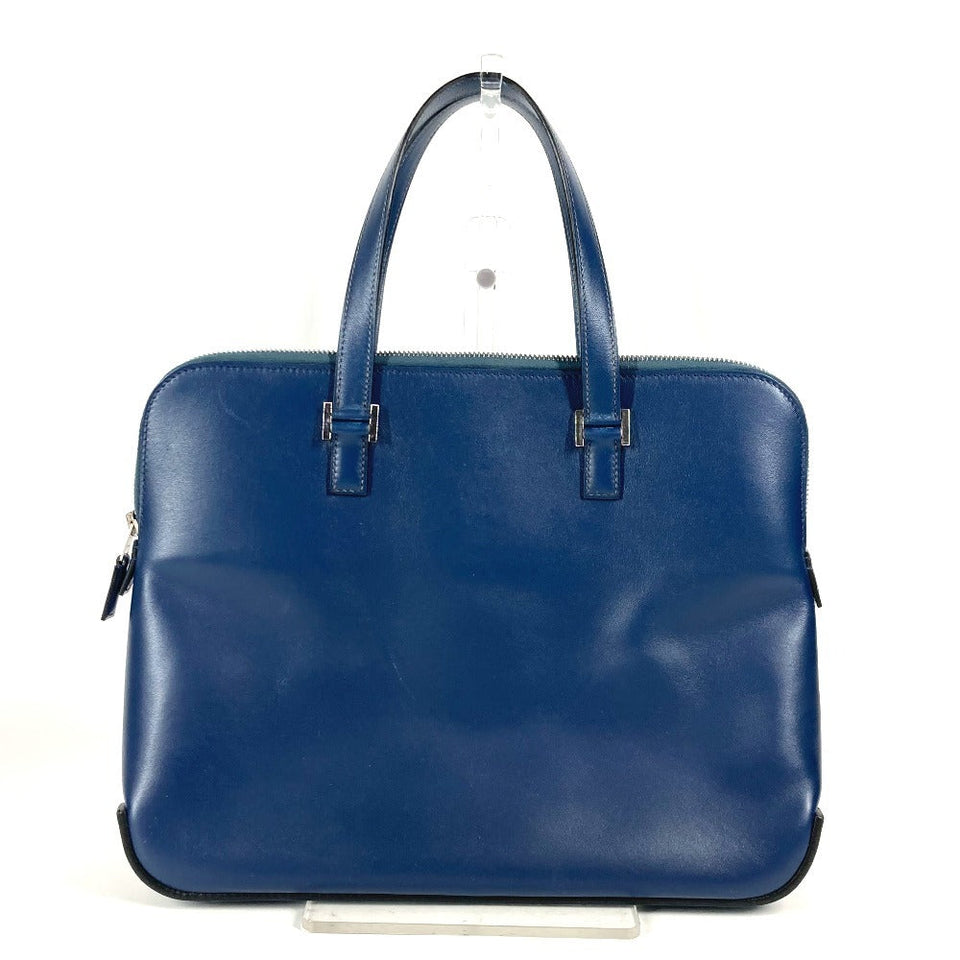 Hermes Business bag Box scarf blue Escapada