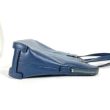 Hermes Business bag Box scarf blue Escapada