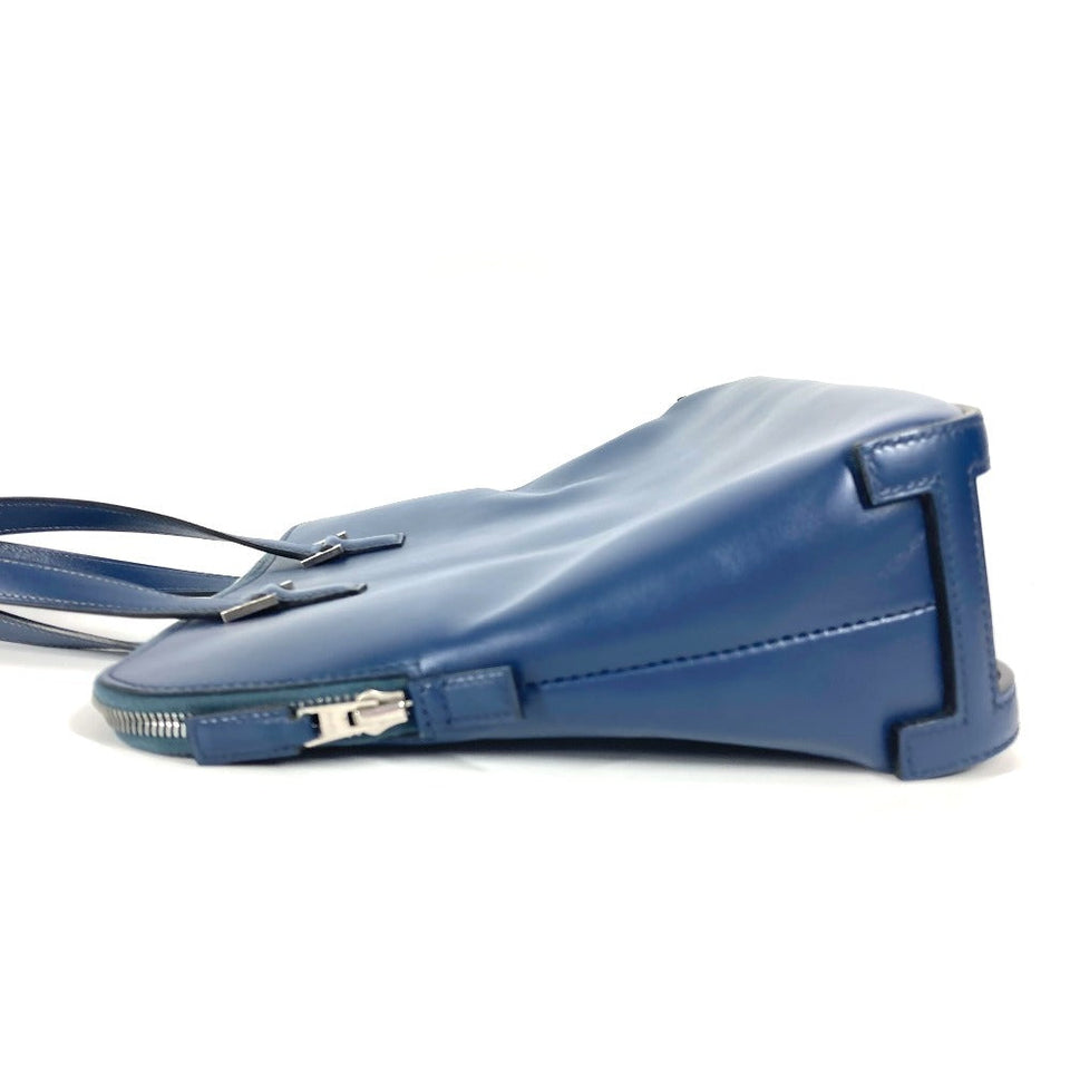 Hermes Business bag Box scarf blue Escapada