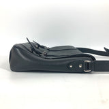 Gucci Shoulder Bag 760234 leather black GG JUMBO MD Jumbo GG Medium Messenger Bag unisex(Unisex)