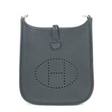Hermes Shoulder Bag Taurillon Clemence black long Evelyn TPM Amazone unisex(Unisex)