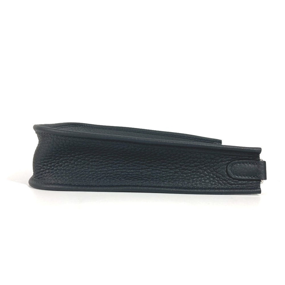 Hermes Shoulder Bag Taurillon Clemence black long Evelyn TPM Amazone unisex(Unisex)