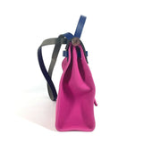 Hermes Handbag Toile Officier, Vash Hunter pink With porch Herbag Zip PM 31