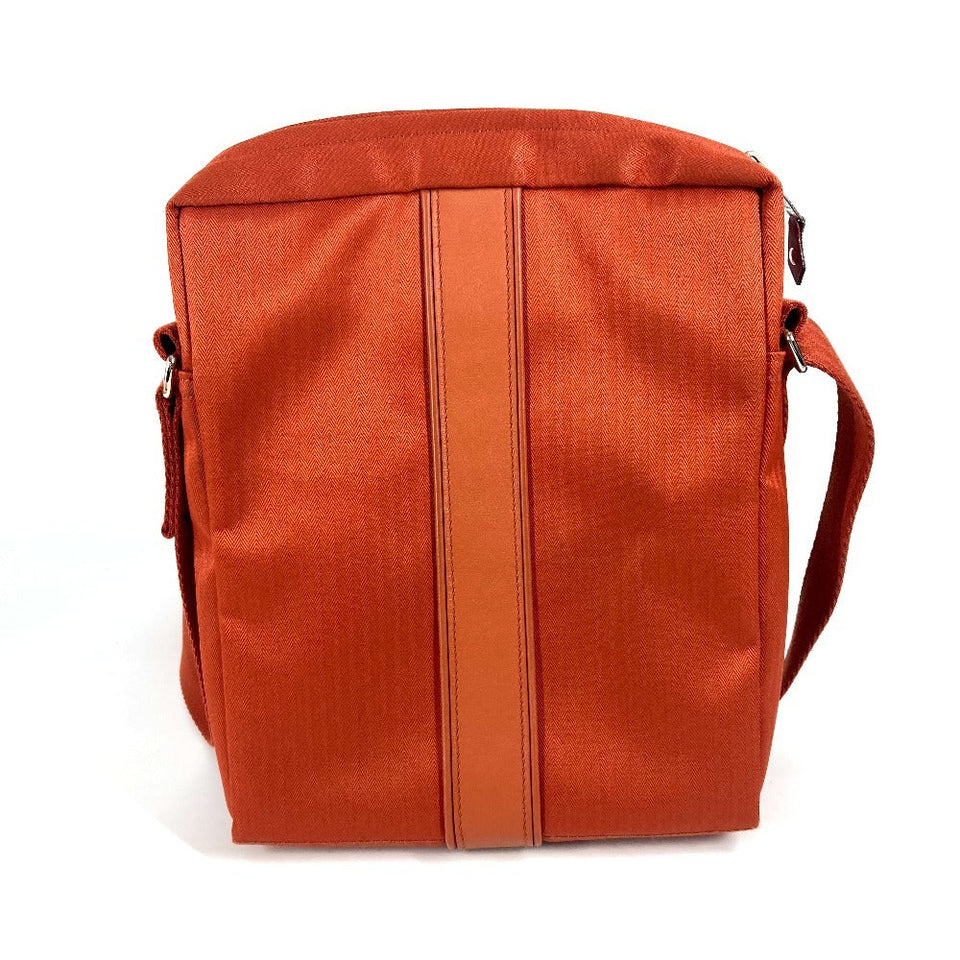 Hermes Shoulder Bag Nylon canvas Orange Pochette Acapulco bandouliere PM unisex(Unisex)