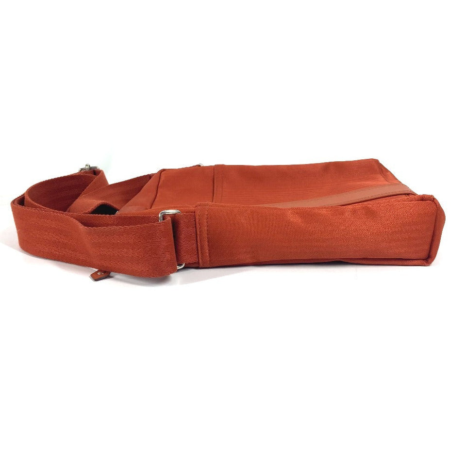 Hermes Shoulder Bag Nylon canvas Orange Pochette Acapulco bandouliere PM unisex(Unisex)