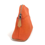 Hermes Cosmetics Pouch canvas Orange Bolide mini pouch
