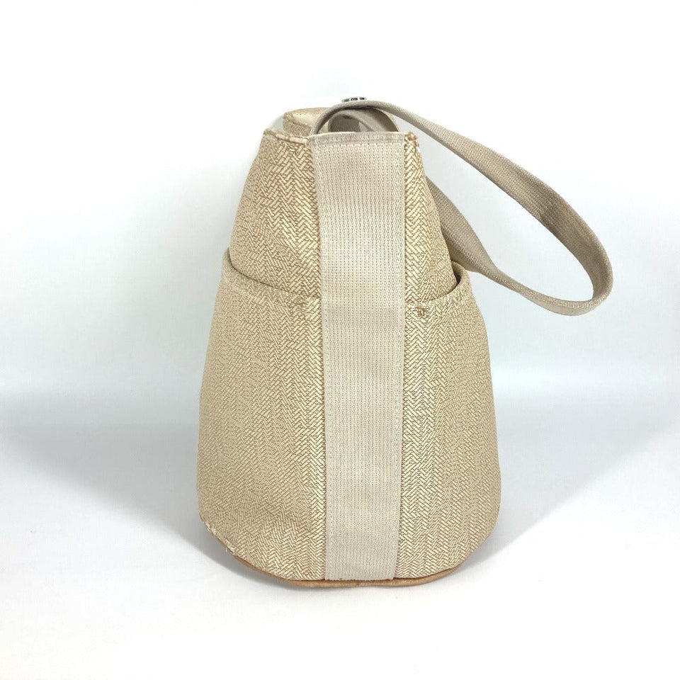 Hermes Handbag canvas beige Saksaw PM Saksaw PM