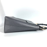 Gucci Handbag 001ã»1118 leather gray vintage Bamboo