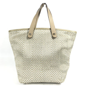 Hermes Tote Bag Leather, Polyester beige Handbag Kava Chennai PM Kava Chennai PM