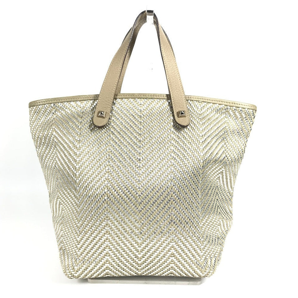 Hermes Tote Bag Leather, Polyester beige Handbag Kava Chennai PM Kava Chennai PM