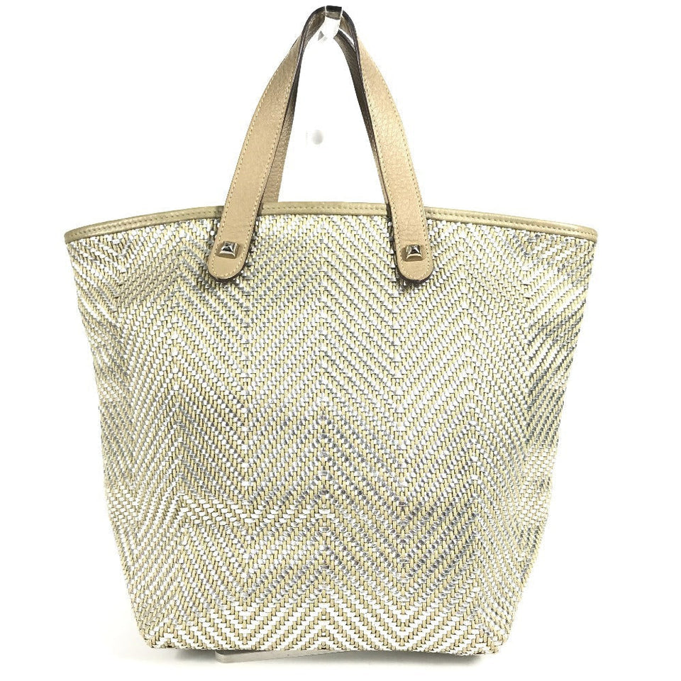 Hermes Tote Bag Leather, Polyester beige Handbag Kava Chennai PM Kava Chennai PM