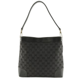 Gucci Shoulder Bag 001.4231 GG canvas black one belt Women