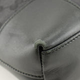 Gucci Shoulder Bag 001.4231 GG canvas black one belt Women