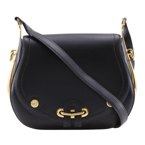 Hermes Handbag leather black Passkey